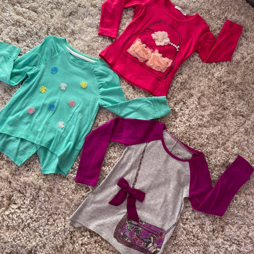 Bundle of 3 Toddler Gurl Tops